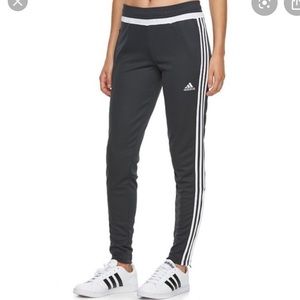 Adidas dark grey joggers